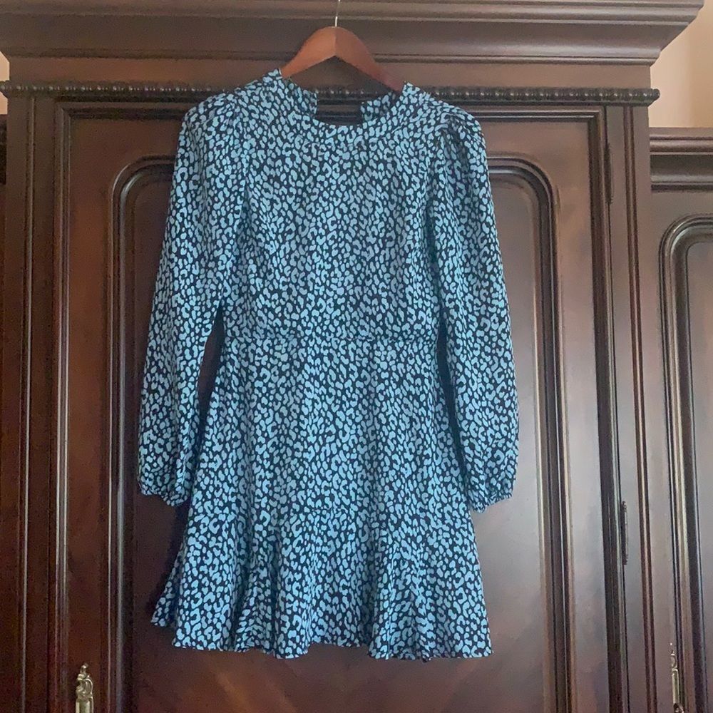 Blue Print Dress Sz S